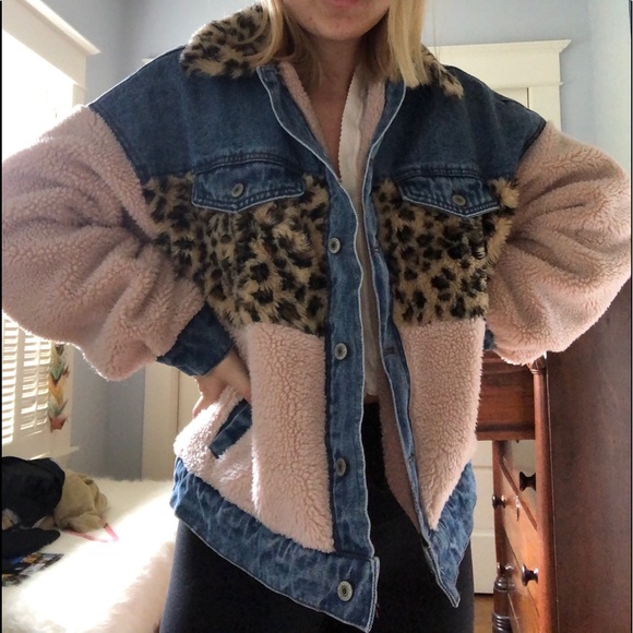 Faux Fur Jean Jacket 